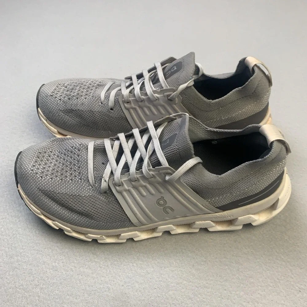 On Cloudswift Shoes Mens Size 8.5 Gray Mesh CloudTec Road Running Sneakers